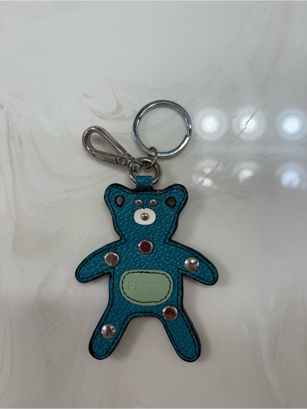 Blue Bear Keychain
